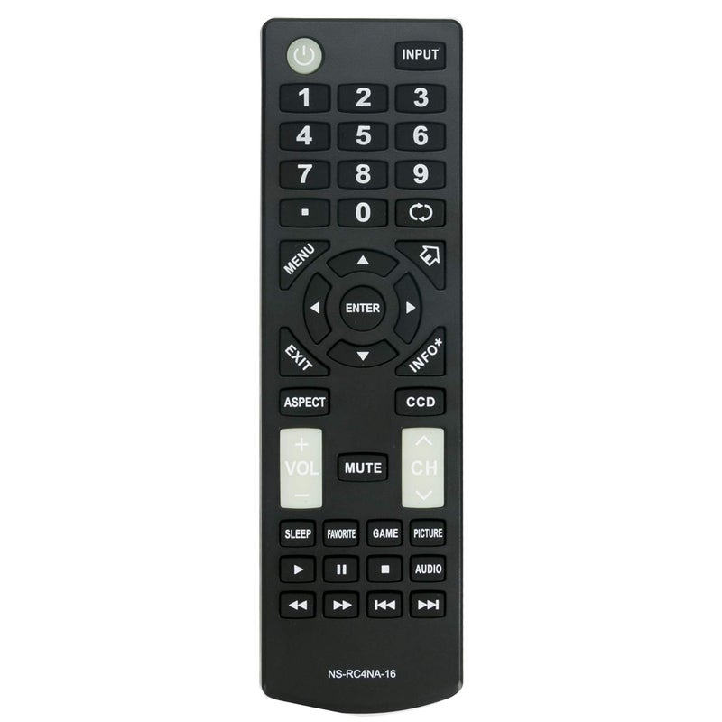 Beyution New NS-RC4NA-16 Remote Control Suit for Insignia LED HDTV NS-39D220NA16 NS-24D420NA16 NS-32D420NA16 NS-40D420NA16 NS-43D420NA16 NS-48D420NA16 NS-50D420NA16 NS-55D420NA16 NS-50D421NA16 NS-55D421NA16 - Image 1